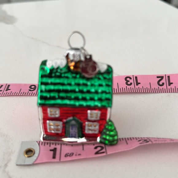 Dept 56 Miniature Glass Red
Green House Hanging ornanment - Picture 5 of 5